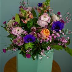 Hat Box of Flowers