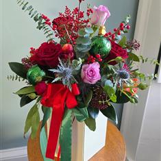 Festive winter hatbox gift